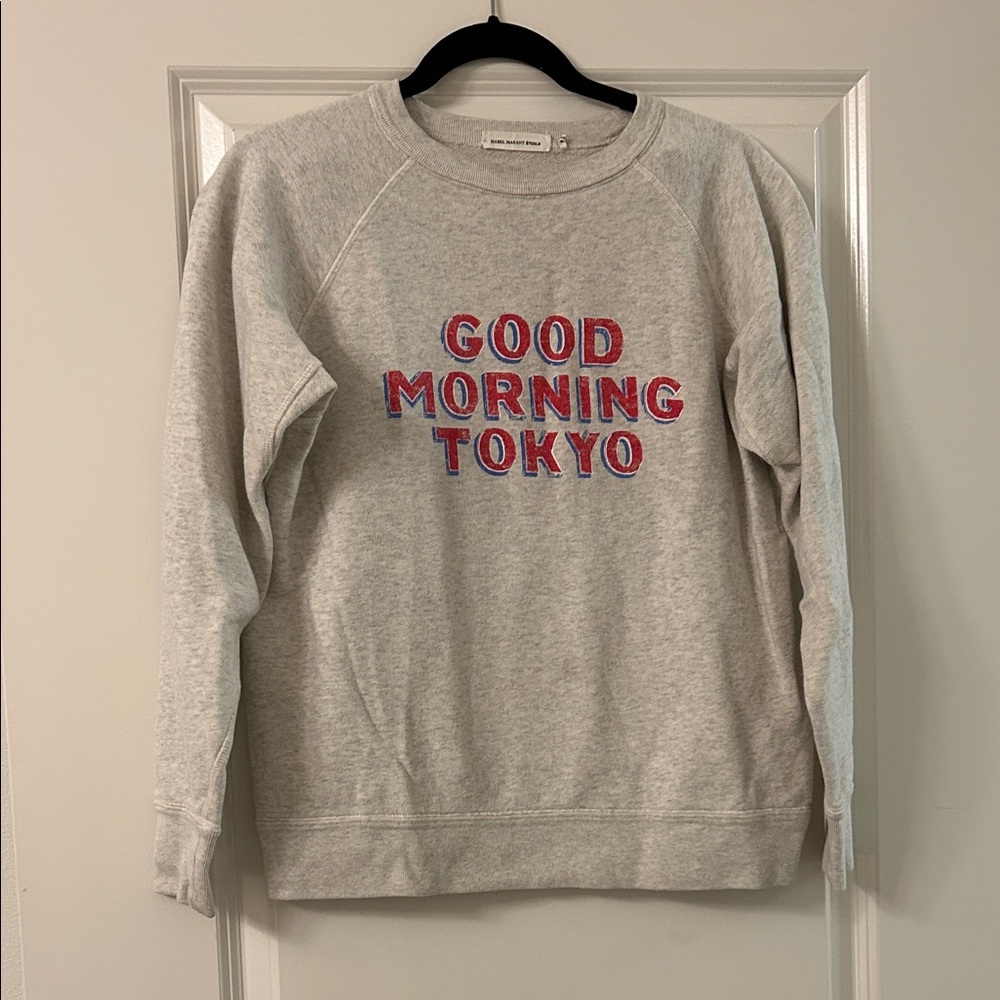 Gray 'Good Morning Tokyo' Sweater